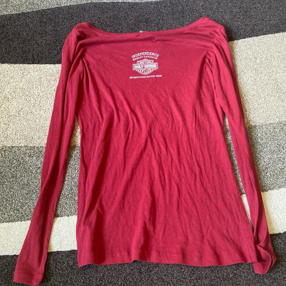 Harley-Davidson® Women's Harley girl 2X Long Sleeve Shirt NWT - Picture 6 of 9